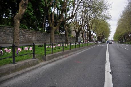 Approaching teh Archbishops residence