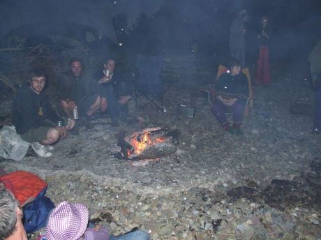 Click on image to see full-sized version Around the campfire Sat. night