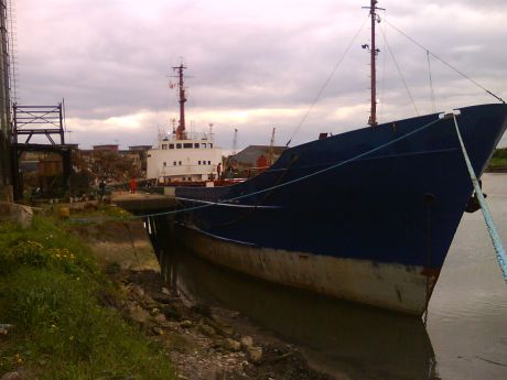 The MV Rachel Corrie, which is now on its way to Gaza