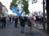 32CSM protestors carrying coffin of the British Empire.  The cops wanted to seize this prop...