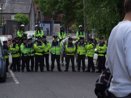 'No you are not getting on to Washington Street!'