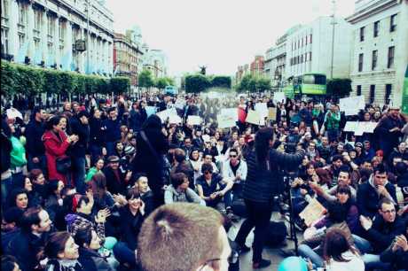 Tahrir > España > Dublin (Real democracy now!)