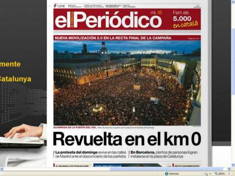 Click on image to see full-sized version Tahrir comes to Spain #spanishrevolution