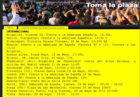 #SPANISHREVOLUTION > Toma La Plaza (Take the square)
