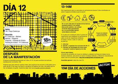 #12M15M - #SpanishRevolution 1 year anniversary actions