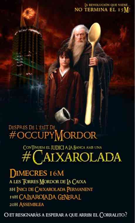 Click on image to see full-sized version #SpanishRevolution reloads, takes aim and fires… #OccupyMordor