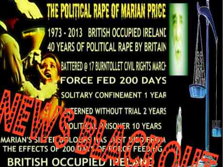 Click on image to see full-sized version Marian Price News Blackout