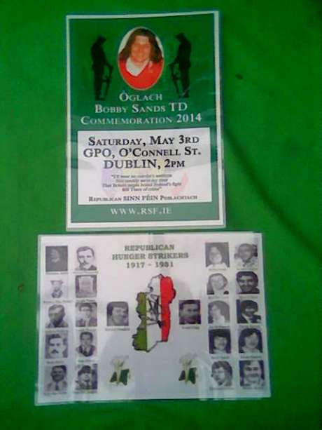 For Saturday 3rd May 2014 at the RSF hunger-strike rally in Dublin.