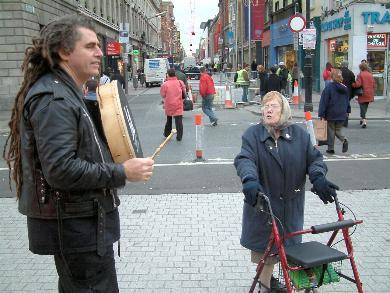 Click on image to see full-sized version Passerby Offers Support