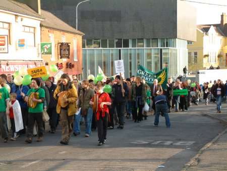 Marching through Navan