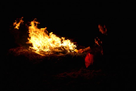 Candle Lighting 31 Oct 07 Tlachtga