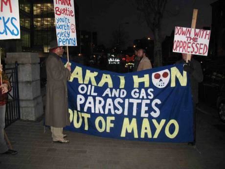 Pesky Shell to Sea  campaigners