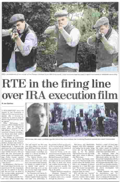 Sunday Times 4 November 07 - the reason why RTE put on Liveline programme - fear of the Broadcasting Complaints Commission