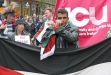 Iyad at the last Belfast May Day Rally 