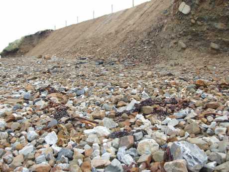 You'll remember that this used to be a sandy beach.