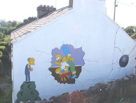 Limerick Regeneration: Everything is "Excellent" - Mural at the gable end of Weston Gardens