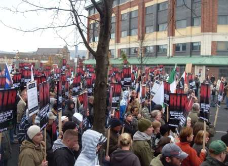 Section of the crowd