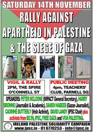 Poster for National Rally - Sat 14th Nov
