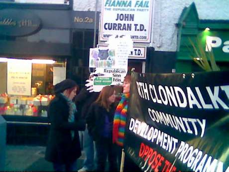 RSF on the Community Sector protest, Clondalkin , Monday 30 November 2009.