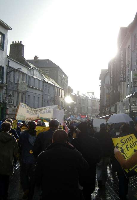 The sun goes down on Galway baying for equality