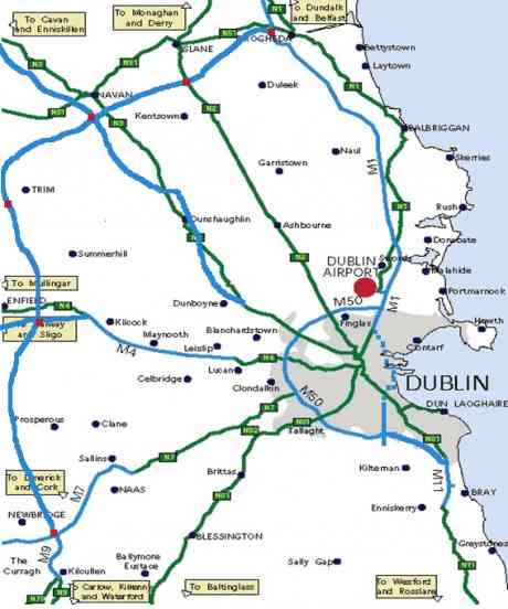 Approximate overall route, from boards.ie