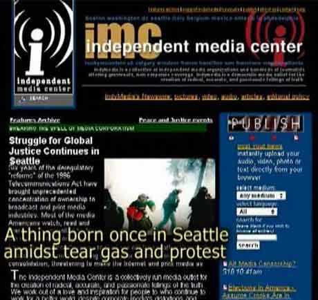A thing born once in Seattle amidst tear gas and protest > happy birthday indymedia
