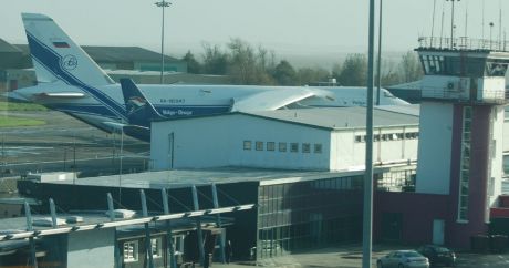 Volga Dnepr transport at Shannon 6 Nov - transporting war materials?