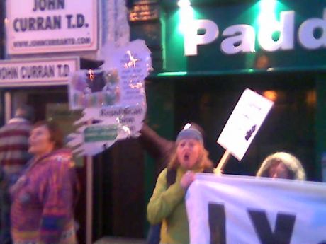 RSF on the Community Sector protest , Clondalkin , Dublin , Monday 23 November 2009.