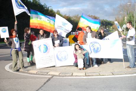 Peace Vigil and World March for Peace at Shannon