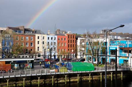 #occupycork battling on by the banks of their own lovely lee