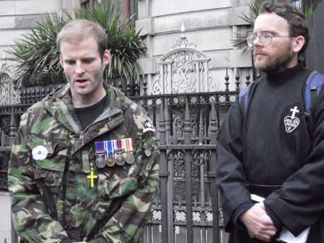 Ben Griffin & Fr. Martin Newell