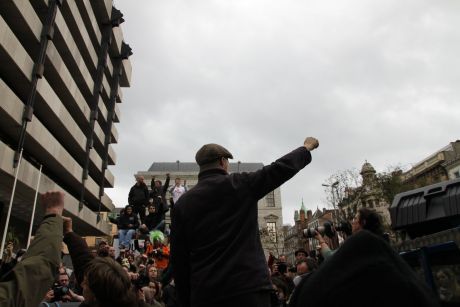 #OccupyDameStreet - The Internationale Unites the Human Race 