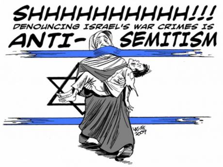 Sshhhh!! . . . . . . . .  Don't mention the Israeli War Criminals