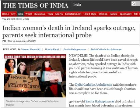 Reaction to news of the death in India - The Times of India