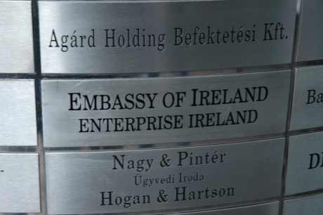 ah! there it is!  The Irish Embassy.