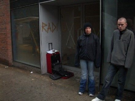 moore st. radio- up and running, glen interviews someone from the street