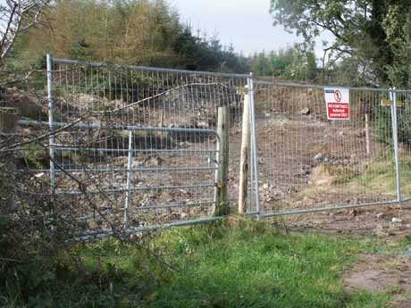 Click on image to see full-sized version The proposed access road