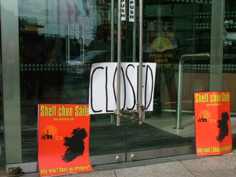 Closed and locked