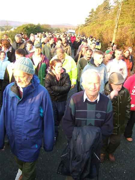 About 200 turn up to the protest