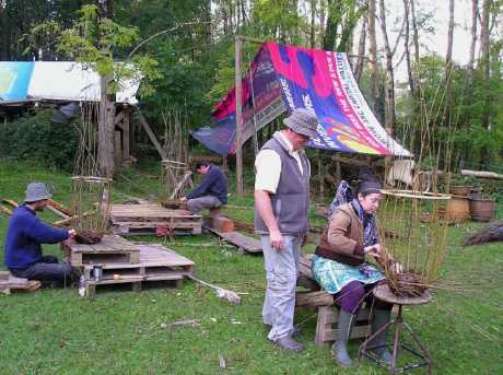 Basket weaving