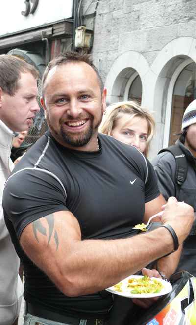 Not due to steroids and pumping iron, yhear, just primo organic eats from FNB, 