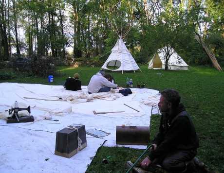 Tipi making