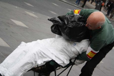 Re-enactment Guardia civil torture