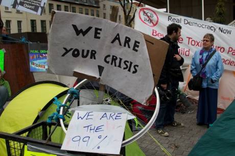 Occupy Dame Street : WE ARE YOUR CRISIS