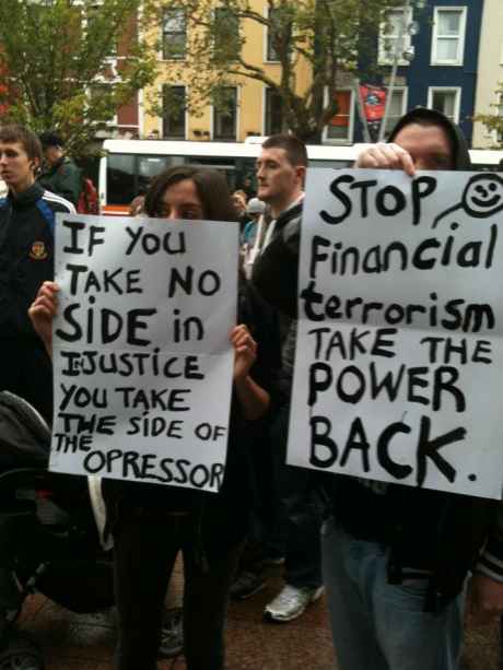 Occupy Cork, the Rebels tell it as it is