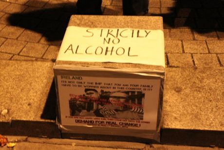 #OccupyDameStreet - Strictly no alcohol