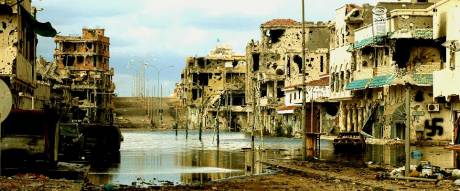 Nazi-like NATO destroys Sirte in Libya