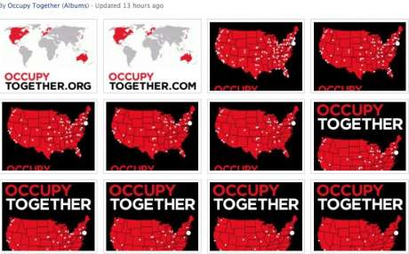 OCCUPY TOGETHER, interesting image to see the growth of US OCCUPY sites
