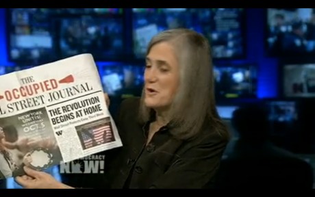 Amy Goodman shows of the OCCUPIED WALL STREET JOURNAL on Democracy Now