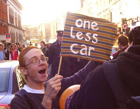 one car less